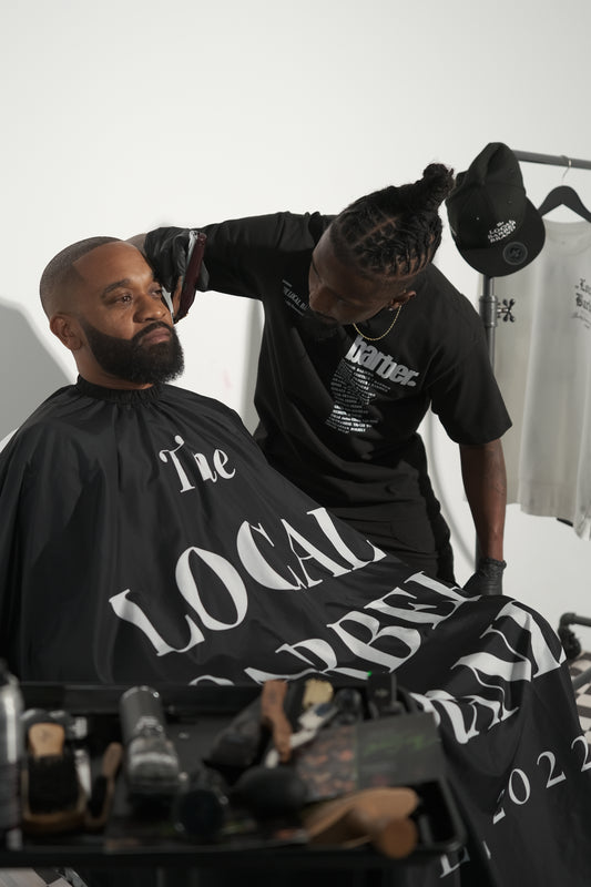 Professional Barber Cape *Pre-Order* Estimated delivery 2-3 weeks.