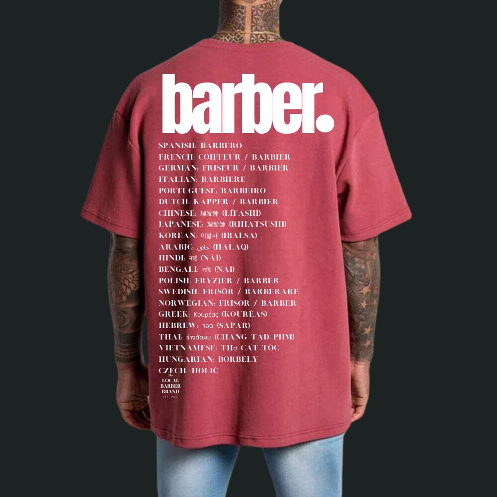 The Official "Barber" Oversized Tee *AVAILABLE NOW*